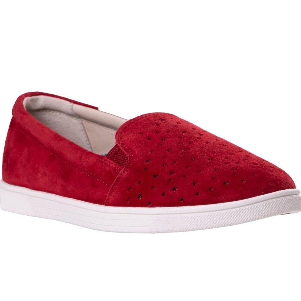 Revitalign Stars Carolina Samba Red  women Shoes Size 12 B Waco Suede Waco Shoe
